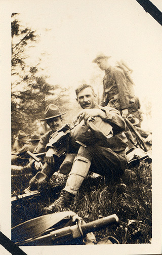 Lawrence took this photograph during a “hike” like the one he mentioned in this letter.